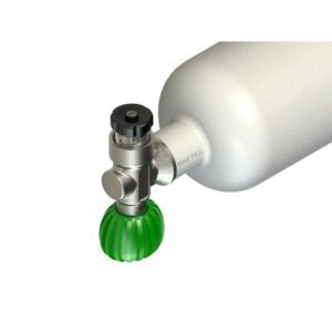 Divesoft Blanking Plug With Pressure Release Button 300 Bar