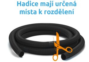 Hadice v metráži Ø 5/4" (32 mm) -  balení 5 m (černá) | 11001040