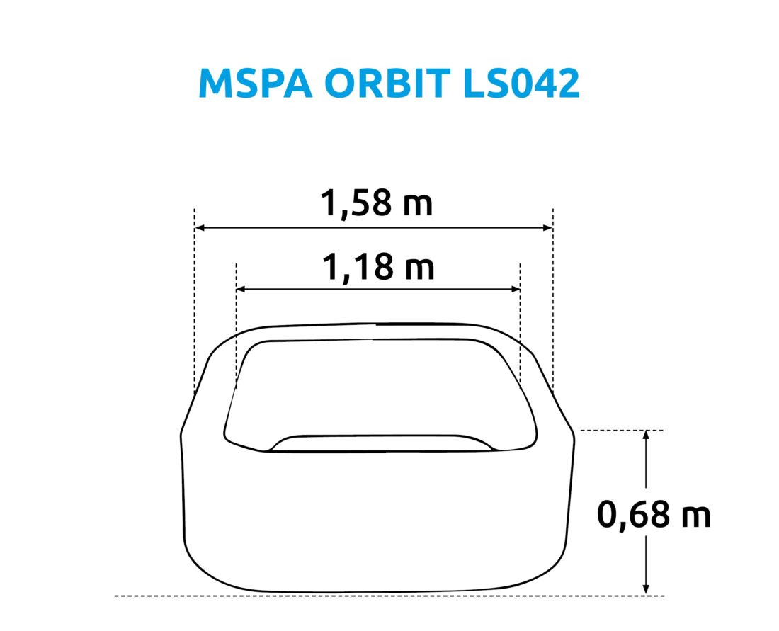 Mspa | Vířivý bazén MSPA Orbit LS042 | 11400270